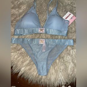 Juicy Couture mesh bra & underwear